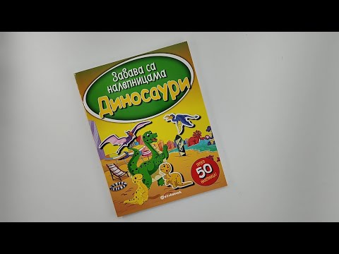 Zabava sa nalepnicama - DINOSAURI