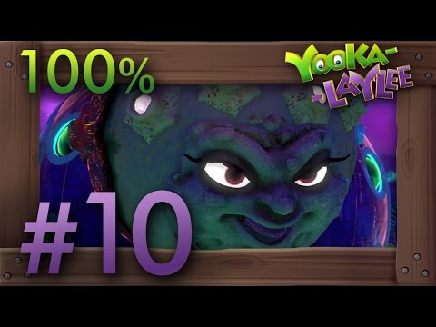 Yooka-Laylee 100% Walkthrough Part 10 - World 5 Galleon Galaxy #2 (All Quills, Pagies & Secrets)