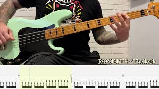 ROXETTE - The look [BASS COVER + TAB]