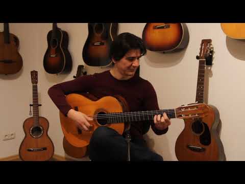 Andres Dominguez flamenco guitar 1977 - amazing and full old world sound! - check video image 11