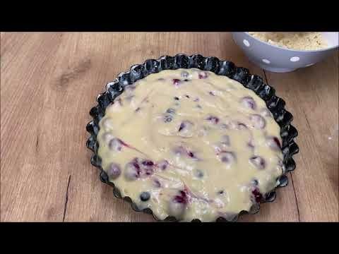 Torte me 2 Vezë e Shijshme e Butë me Mjedra dhe Boronicë 🥰