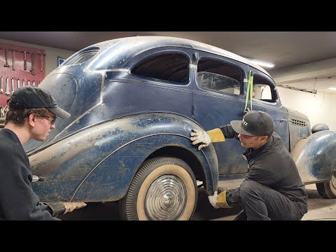 Fabricating bubble-style fender skirts for the 1936 Hudson Terraplane