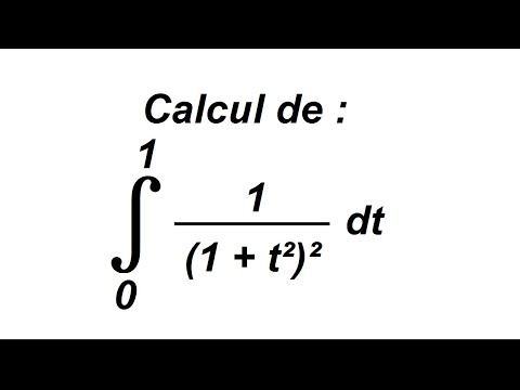 Integral of 1/(1+t²)² with change of variable