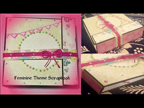 Cardstock handmade scrapbook album