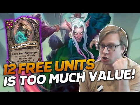 12 Free Units is Too Much Value! | Hearthstone Battlegrounds | Savjz