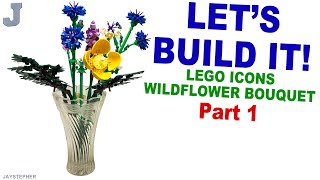 LEGO Icons 2023 Wildflower Bouquet 10313 Build Part 1