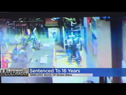 A man has been sentenced to 16 years in prison for his part is a bike theft ring
