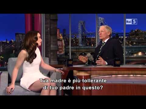 Emilia Clarke @ David Letterman Show 12/03/13 SUB ITA