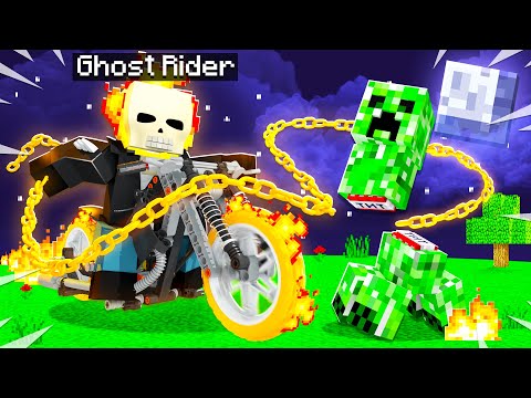 HOW to PLAY as GHOST RIDER in MINECRAFT!