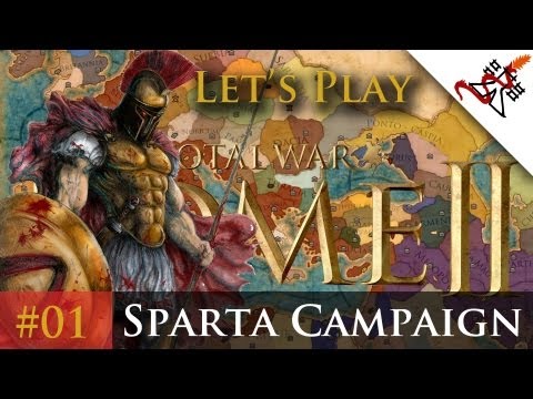 Let's Play - Total War: Rome 2 - Sparta Campaign Ep.1 "This is SPARTA!!!"