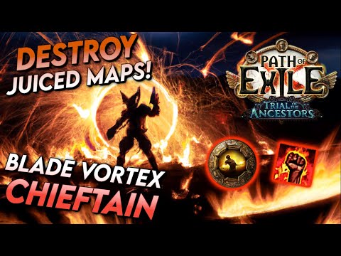 EXPLODE SCREENS! [3.22] Chieftain Herald of Ash BV Bomber Build Guide | Path of Exile: Ancestor
