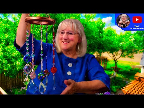 DIY Beaded SUN CATCHER, Twinkling, Brilliant and Colorful, Tutorial