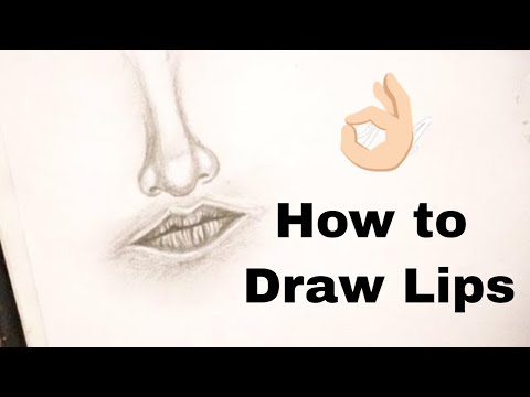 How to Draw Lips | Easy and Step by Step Guide for Beginners | Tuba Arts Video