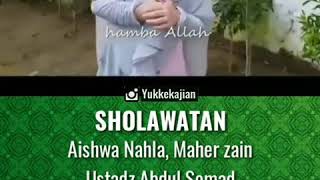 Download lagu SHOLAWATAN bersama Aishwa Nahla, Maher Zain dan Ustadz Abdul Somad, Lc. MA mp3