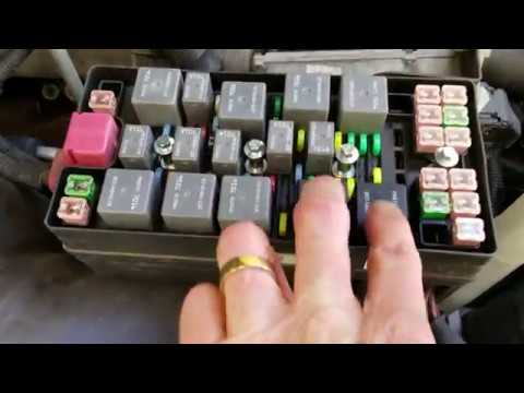 Ford Mustang Convertible Top Relay Testing & Replacement Location For Fixing Broken Top