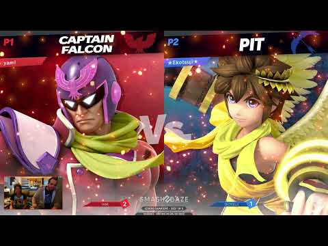 SMASH2BAZE S5#13 - Yami (C.Falcon) Vs. Ekotsuji (Pit) - Losers Quarters-Finals