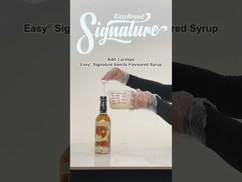 Iced Vanilla Latte with Easy® Signature Whipped Cream