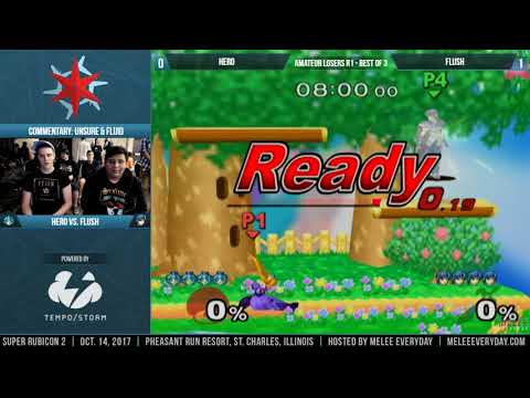 Super Rubicon 2 - Her0 (Peach) vs. Flush (Marth) - SSBM - Amateur Losers R1