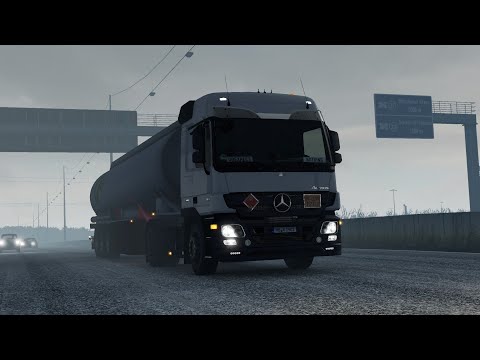 ETS2 1.39 ProMods 2.51 Mercedes Actros MPIII Rotterdam - Flensburg