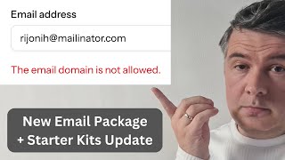 New Laravel Package for Emails and Important Starter Kits Change