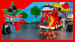 Feuerwehr Spielzeug Video von LEGO Duplo #10903 für Kinder auf Deutsch - Stop Motion