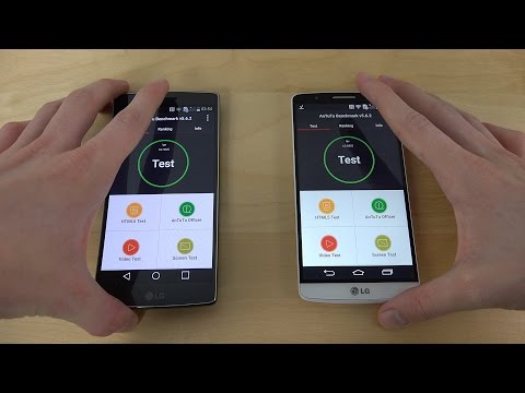LG G Flex 2 Snapdragon 810 vs. LG G3 Snapdragon 801 - Benchmark Speed Test (4K)