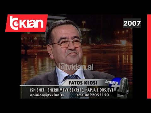 Opinion Plus - Hapja e dosjeve, flet ish-shefi i sherbimeve sekrete