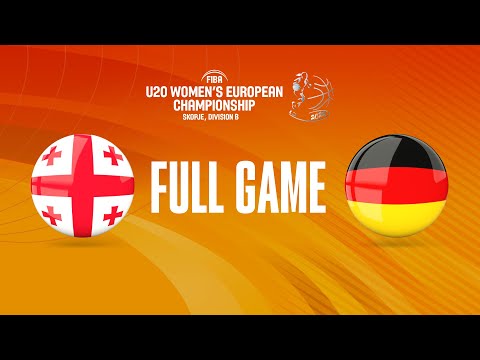 Georgia v Germany | Full Basketball Game | FIBA U20 Women's European Championship 2022 - Division B