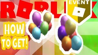 How To Get The Balloons In Roblox In Pizza Factory ฟร ว ด โอ - event how to get the balloon pauldrons roblox