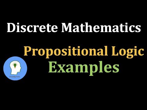 Discrete Maths Propositional Logic | Examples