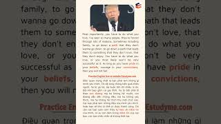 Daiy shadowing day 22 - Donal Trump #english #shadowing #dailyenglish #reading #estudyme