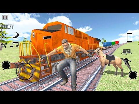 Indian Heavy Driver Train Horse Riding Bikes and Helicopter NEW UPDATE Simulator - Android Gameplay.