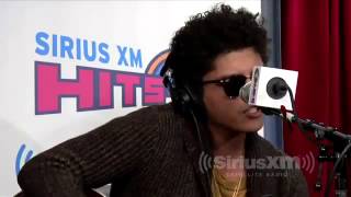 Bruno Mars Performs Locked Out Of Heaven On SiriusXM Hits1 without extra noise