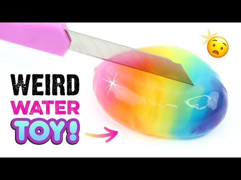 DIY WATER EGG!!! Weirdest Mix Between a Slime and Squishy?!! Satisfying Jelly Cutting Video