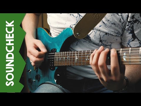 Демонстрация звучания электрогитары PRS SE Paul's Guitar Aqua