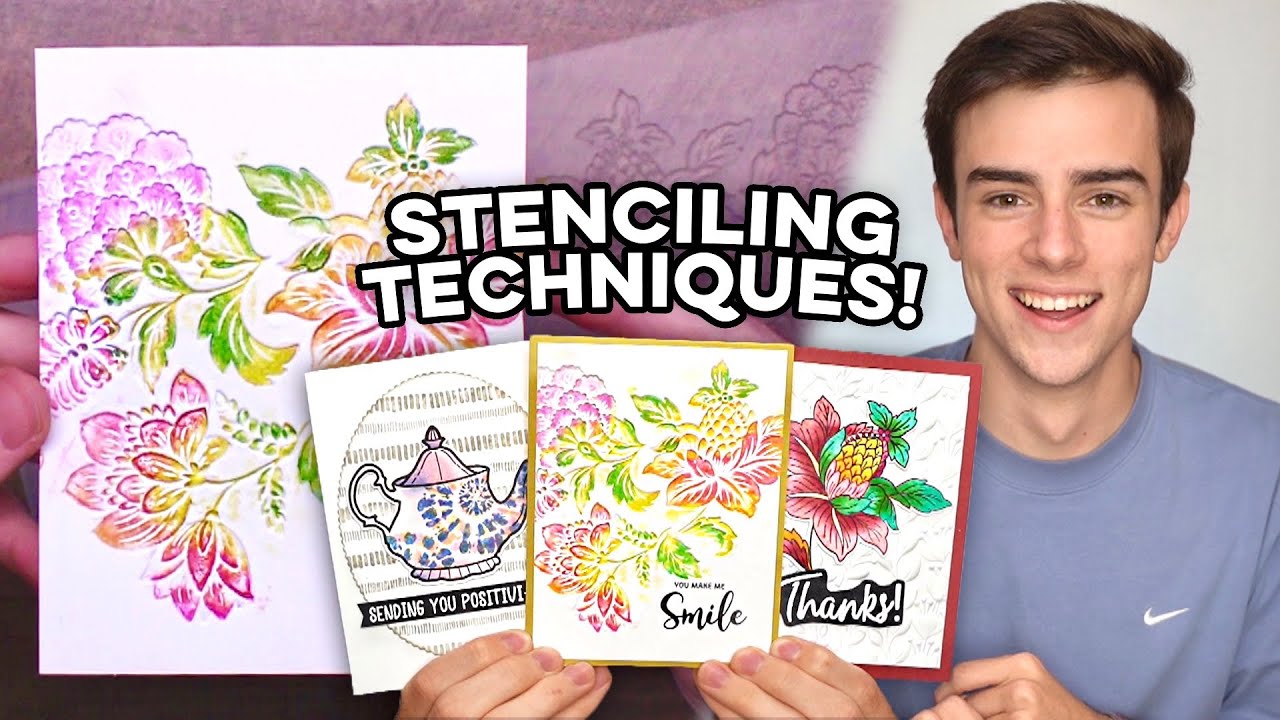 Level Up Your Cardmaking With These Stencil Techniques!