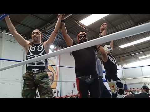 DRIVER X, GUERRERO NOCTURNO Y SUPER BOLIDO JR. VS ANTHRAX, JOSUE Y SABLE NEGRO. 03-04-22.
