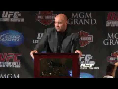 UFC 116 Full Post Fight Press Conference Part 1