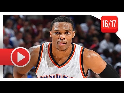 Russell Westbrook Full Highlights vs 76ers (2016.10.26) - 32 Pts, 12 Reb, 9 Ast (ESPN Feed)
