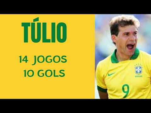 TÚLIO TODOS OS GOLS PELA SELEÇÃO BRASILEIRA