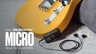 Video thumbnail for Introducing The Mustang Micro | Fender Amplifiers | Fender by Fender