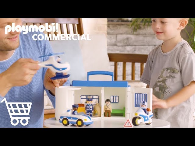 Vídeo relacionado con PLAYMOBIL 1.2.3 71326 Parque Infantil Aventura con Cabina de Helados para Que los más pequeños descubran Las Funciones básicas, Juguete para niños a Partir de 12 Meses