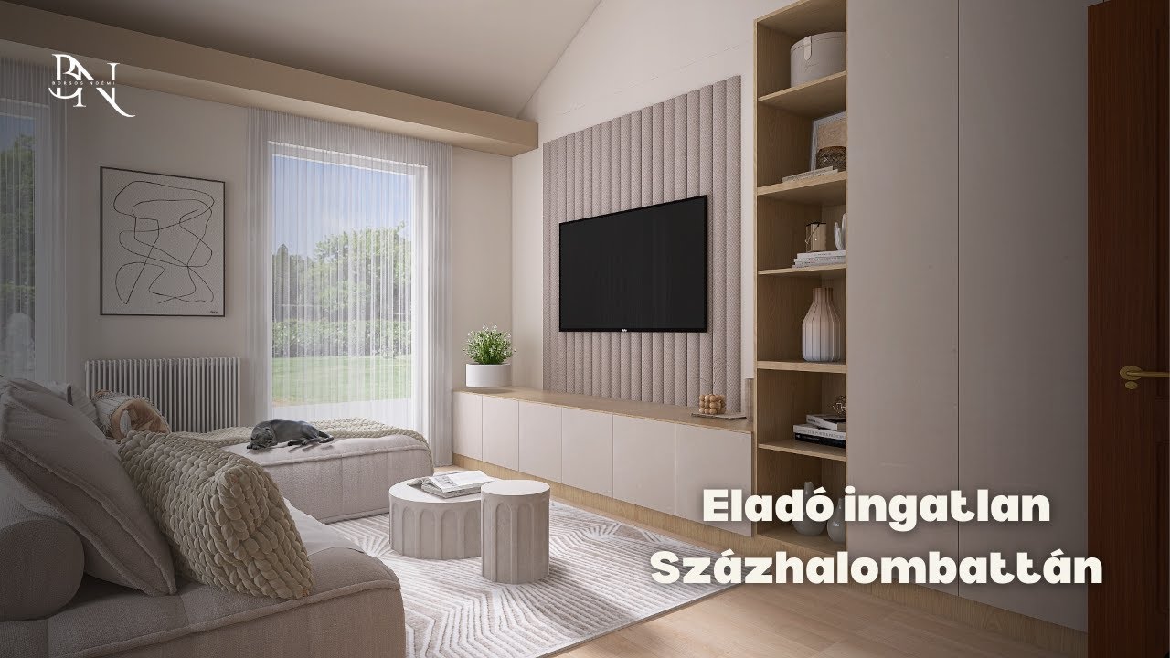 3D lakásbejárás referencia - Elegáns hálószoba