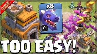 Dragons make Town Hall 7 way too Easy! - Clash  of Clans