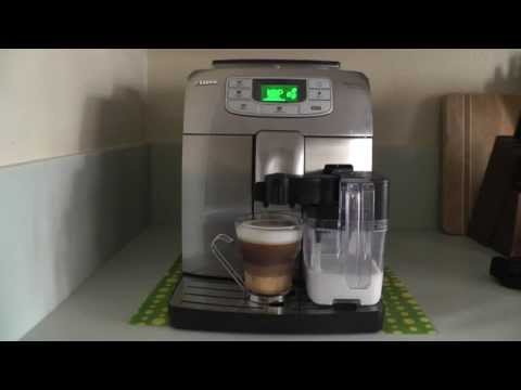 One Touch Cappuccino with Saeco Intelia