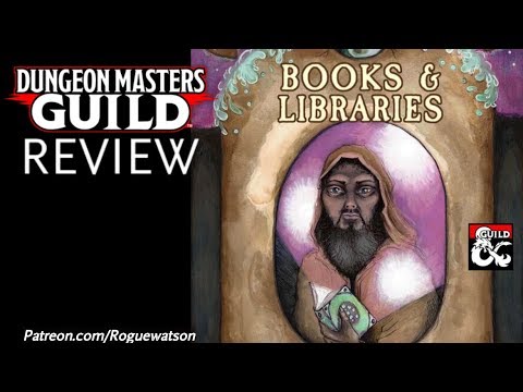 DMs Guild Review - Books & Libraries