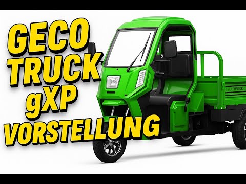 Geco Truck gXP der Mini Transporter #sale #emobility #moped #kabinenroller #mofa #fypシ