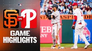 Giants vs. Phillies Game Highlights (4/28/26) | MLB Highlights