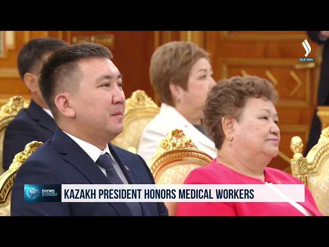 Kazakh President honors medical workers