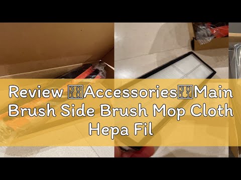 Main Side Brushes Mop Cloths HEPA Filters Dust Bags Accessories，Compatible with Roborock S8 Pro Ultra S8+ Spare Parts(14pcs) video review thumbnail
